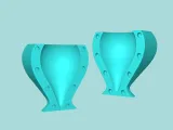 Candle Mold A23 - Molding Maker Wick Template-4