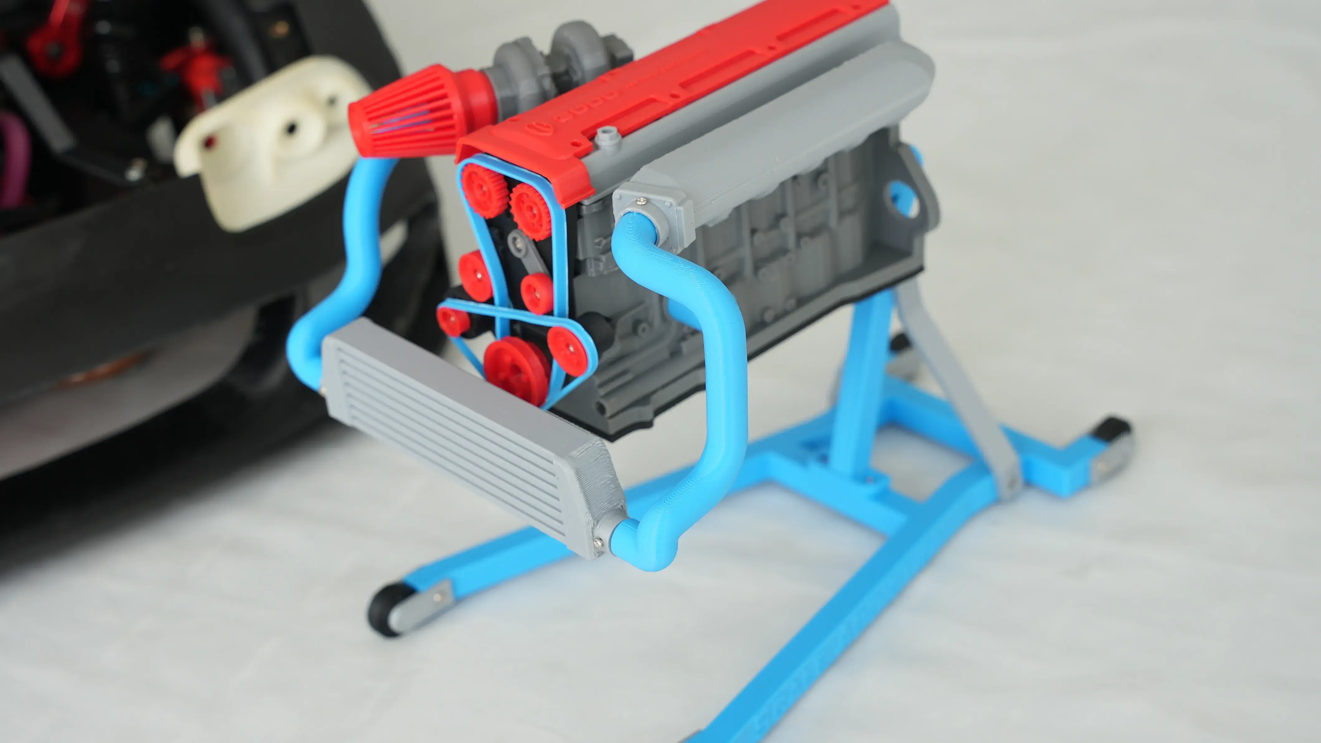 Detailed 2Jz Engine Fully 3d printed