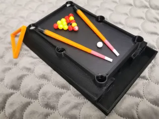Desktop Pool Table + Accessories - No Support Needed