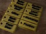 Embossed key tags-0