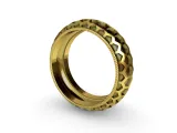 Hex Pattern rope Ring-4