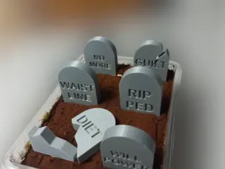 Diet's End: A Sweet Cemetery for Halloween