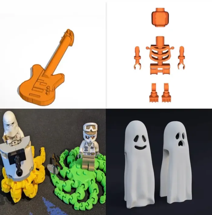 Lego Random Stuff 3D Printer Files | 3MF File | 16 random lego things | Creality Cloud