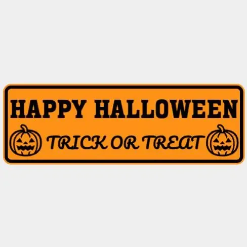 Halloween - Trick or Treat Sign