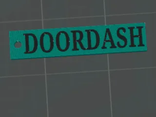 doordash keychain