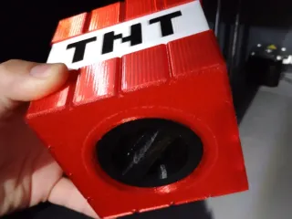 Minecraft TNT Piggy Bank