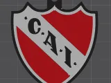 llavero escudo de Club Atletico Independiente CAI - keychain-0