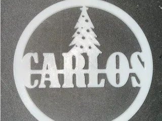 ESFERA DE NAVIDAD CARLOS