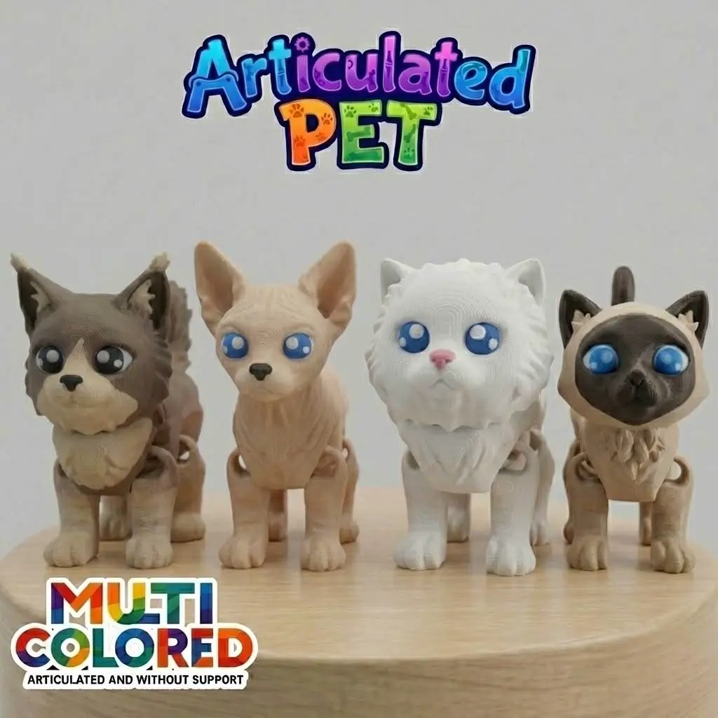 Cats Articulated Multicolor