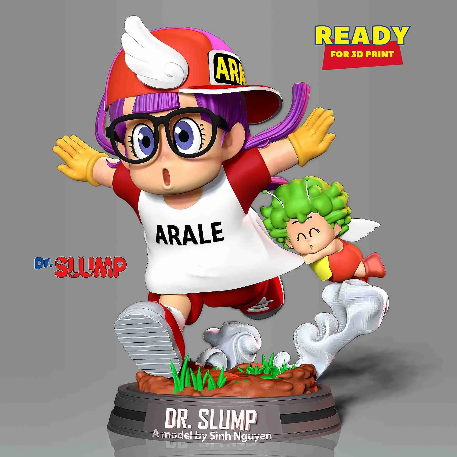 Arale and Gatchan