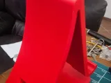 Modern Phone Stand with Charging Cable Access-1