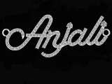 Anjali name pendent-0