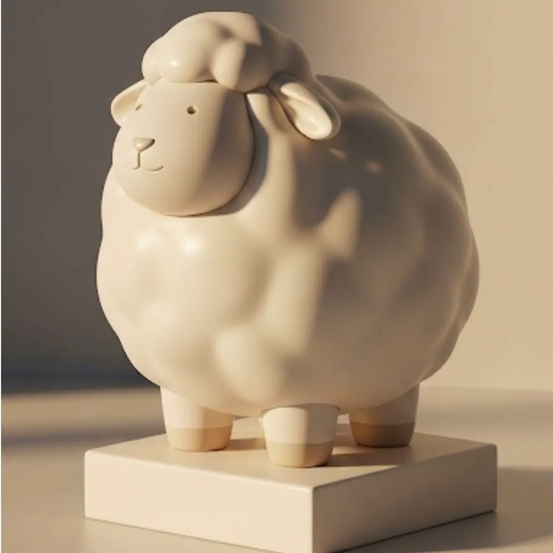 lamb sheep decoration for childrens room