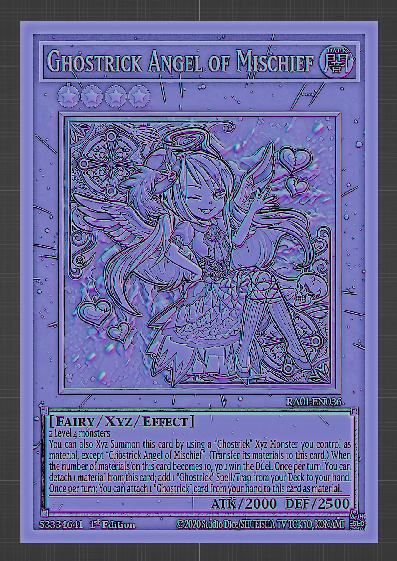 GHOSTRICK ANGELO DELLA MALIZIA - YUGIOH