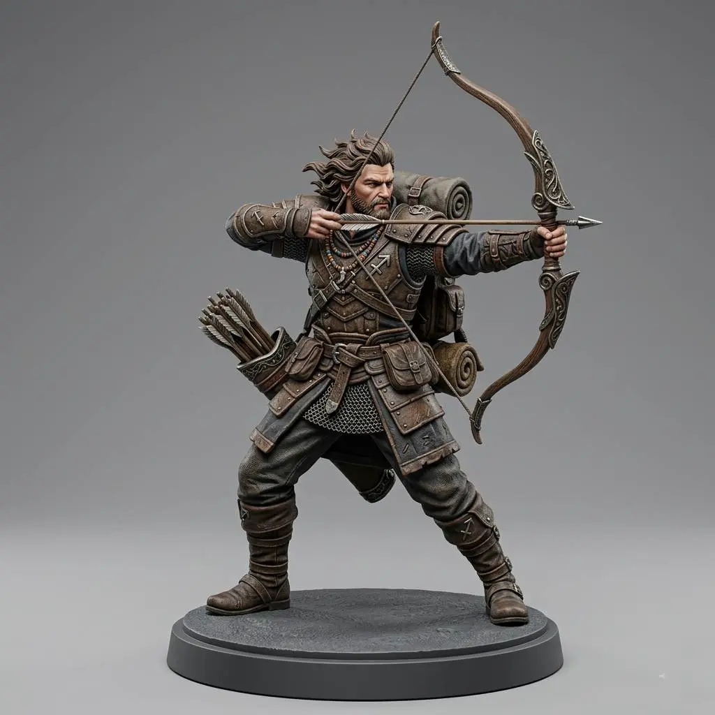Zodiac Inspired 3D Collectibles Sagittarius Male Character