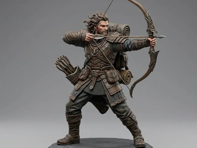 Zodiac Inspired 3D Collectibles Sagittarius Male Character