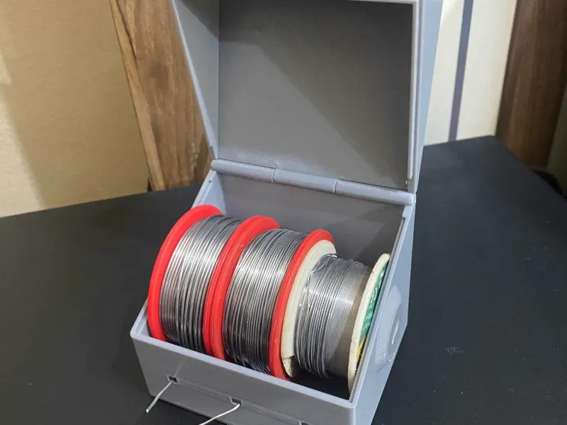 Lehim kutusu - Solder Spool box