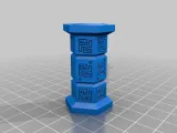 Delving Decor: Cyclopean Pillar (28mm/Heroic scale)-1