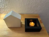 Weihnachtskrippe mit LED Sockel-3