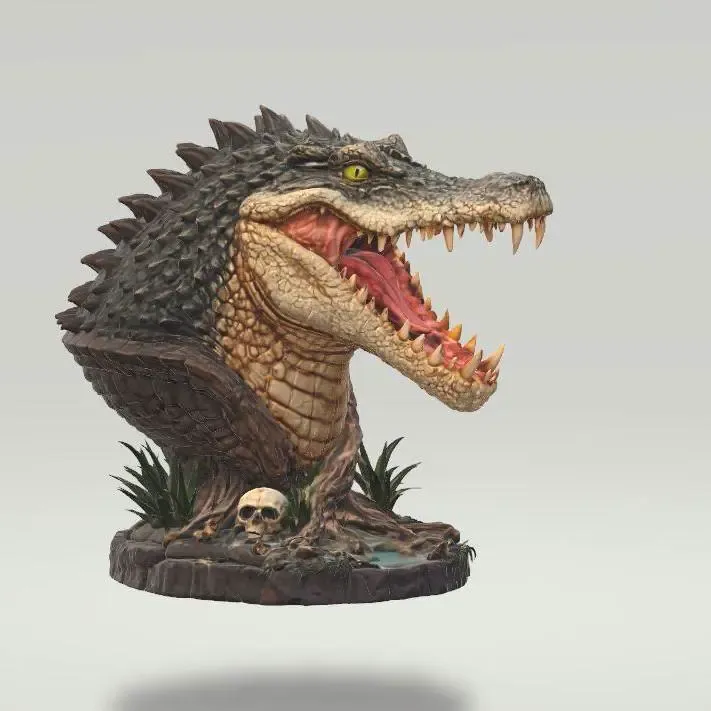 Busto de crocodilo