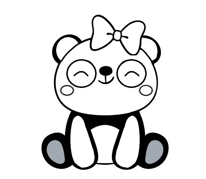 Panda cookie Cutter & stamp