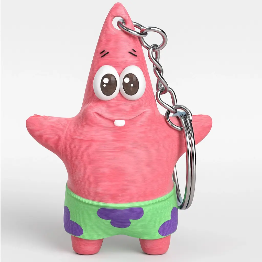 Patrik  (Sponge bob) keychain