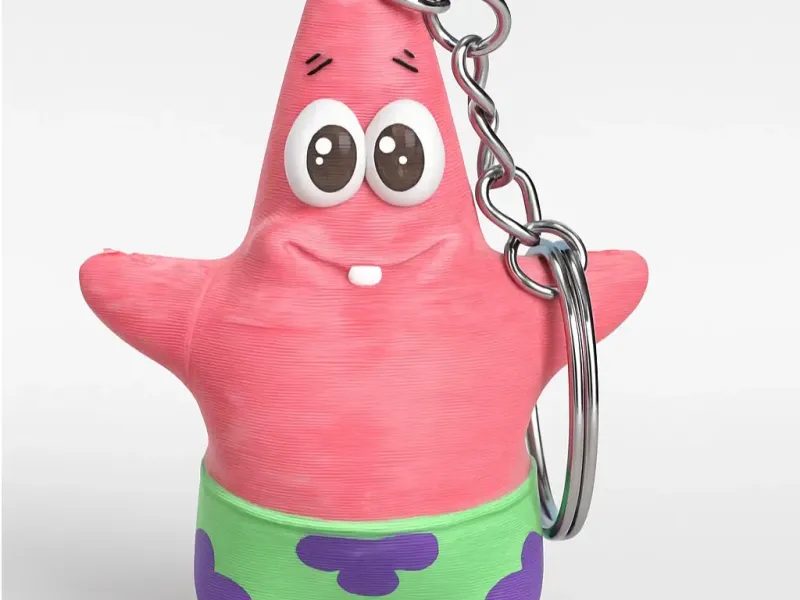 Patrik  (Sponge bob) keychain