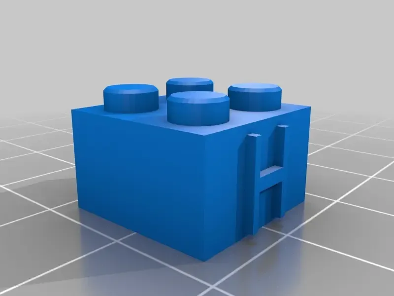 Lego Block with H