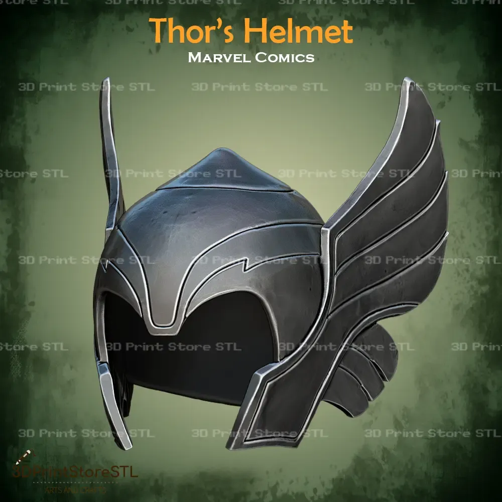 Thor Helmet Cosplay Marvel - STL File
