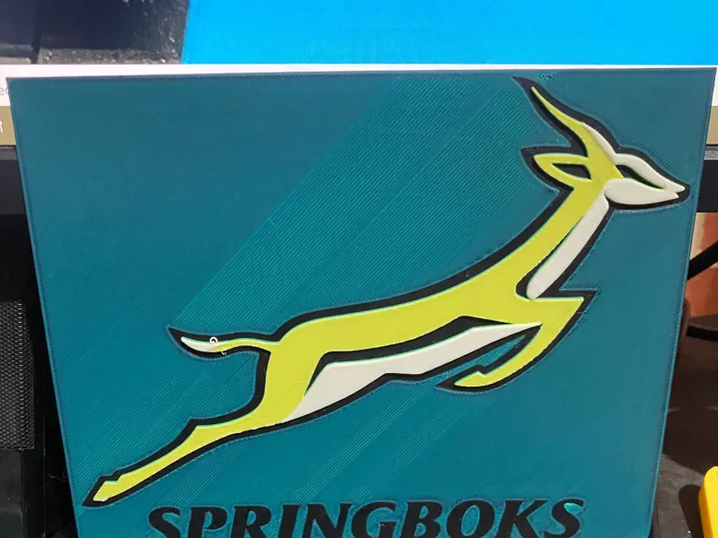 Logotipo Springboks Hueforge