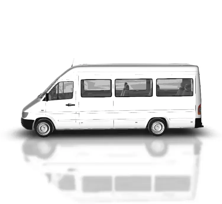 Vehicles & Machinery STL indir - Mercedes-Benz Sprinter 2000 - 3DCARSALON