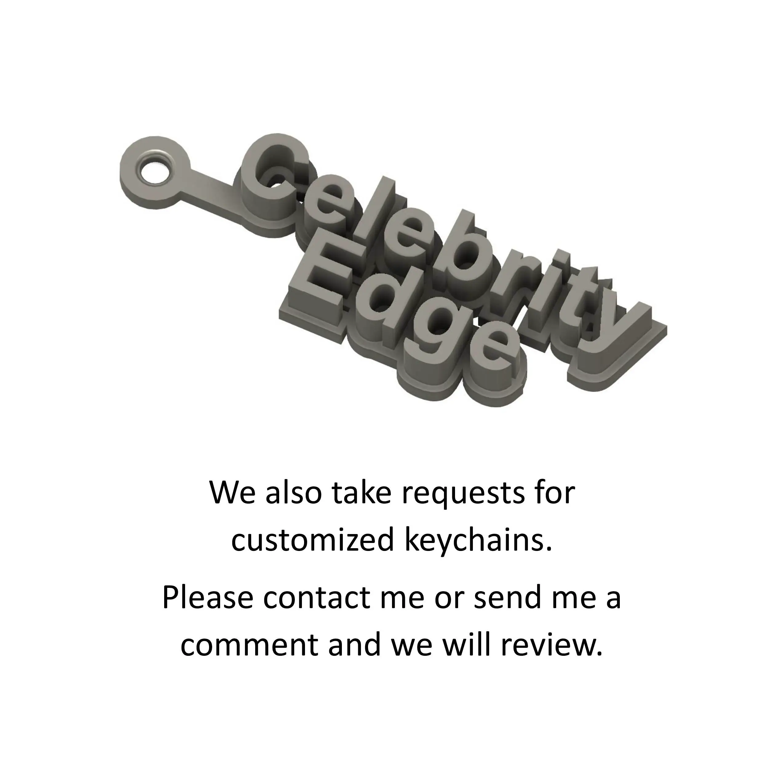 Celebrity Edge Keychain / Keyring