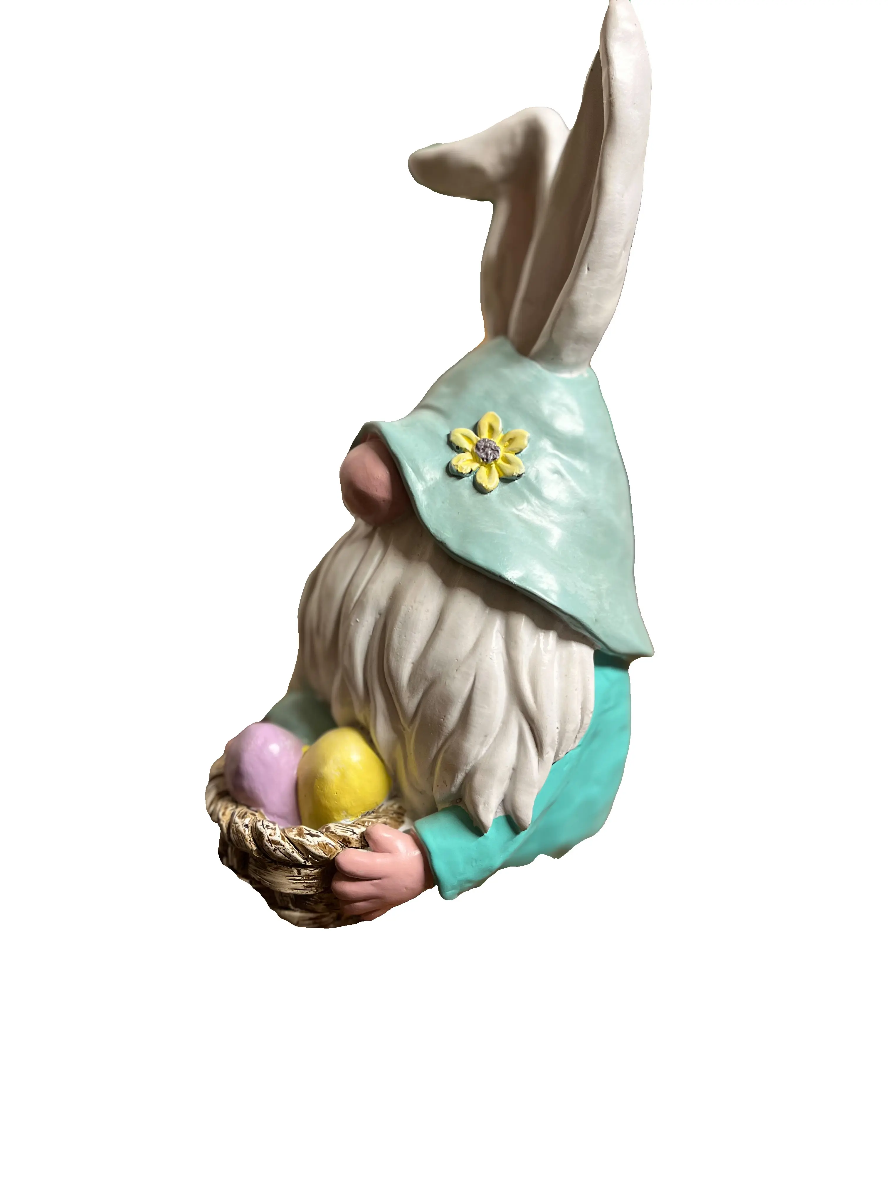Easter Gnome With a Basket of Eggs