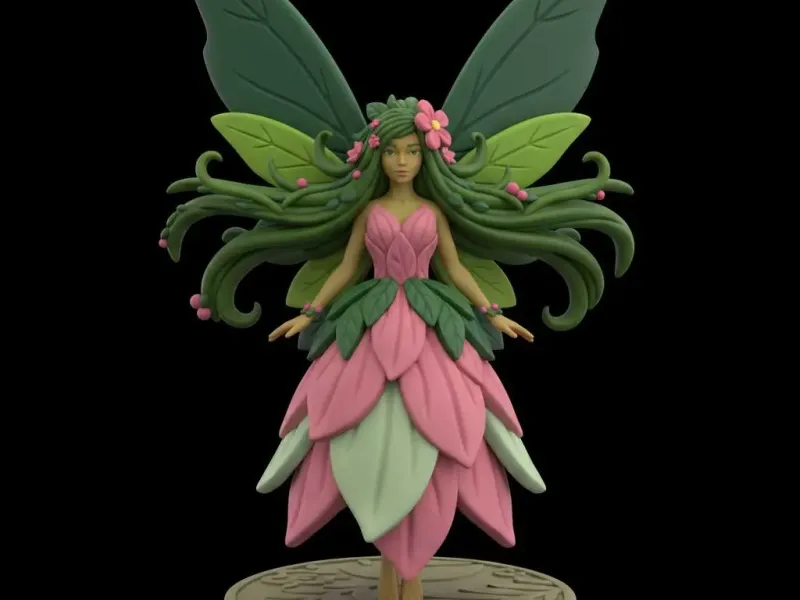 🌸 Sylvara Bloomwing – Guardian of the Verdant Court