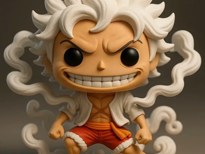 Action Figure Luffy Gear 5 One Piece Funko