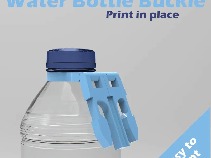 BUCKLE - To Wear Your Water Bottle (PRINT IN PLACE BUCKLE)