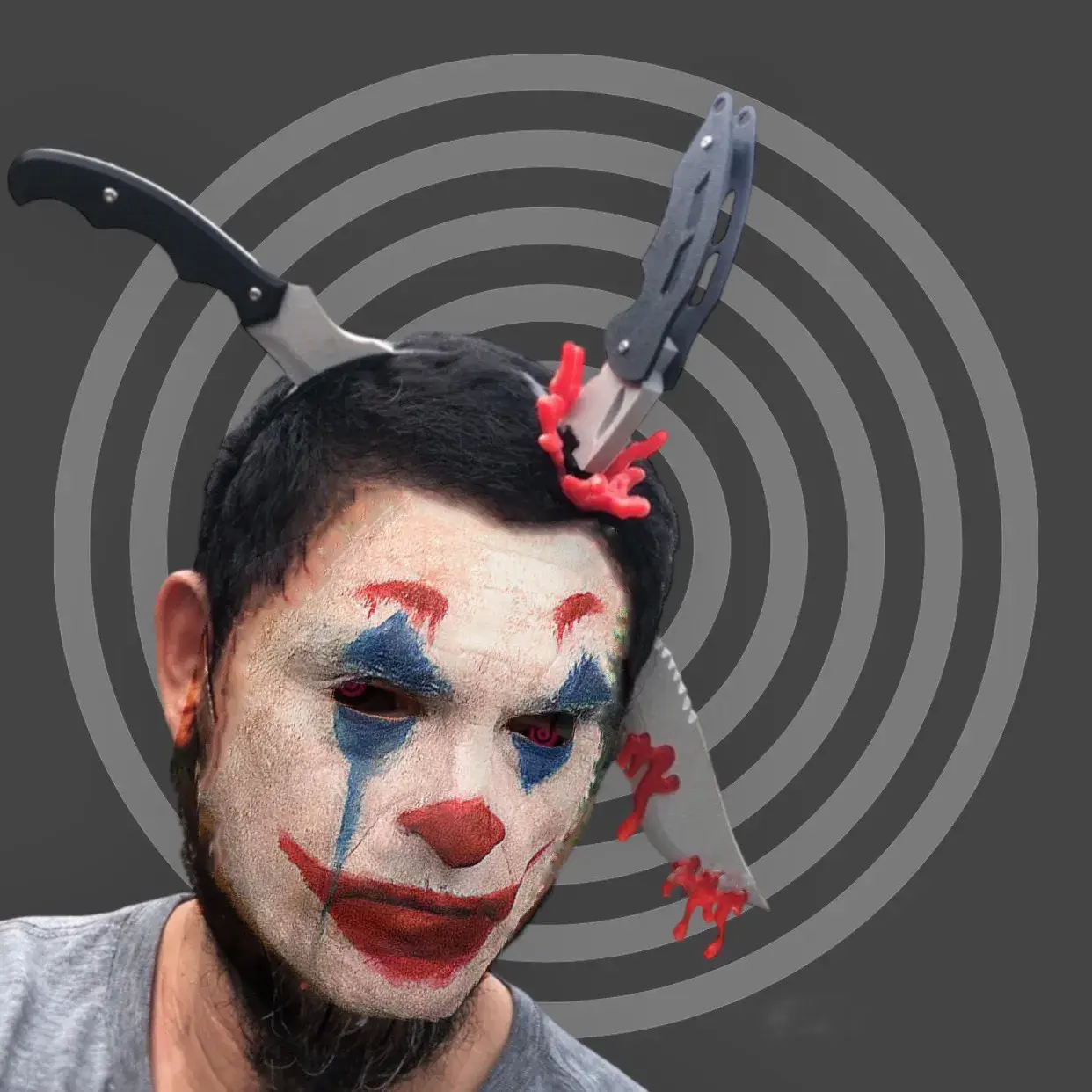 Halloween fun fan KNIFE
