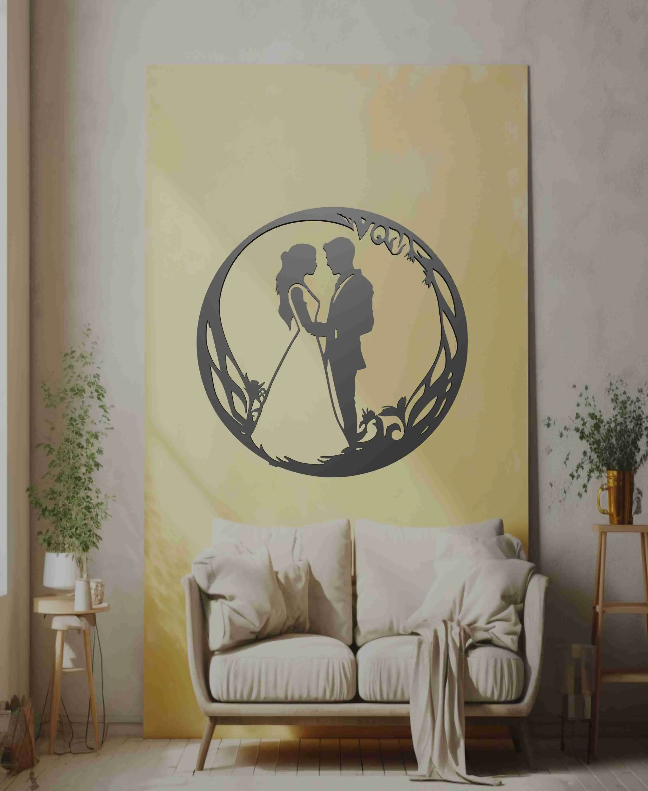 Marriage Wall Art | 3D models download | Creality Cloud