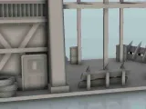 Post-apocalyptic Outpost - sci-fi science fiction future 40k-4