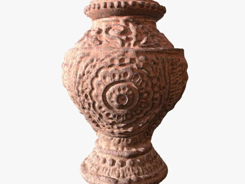Mandala Terracotta Pot