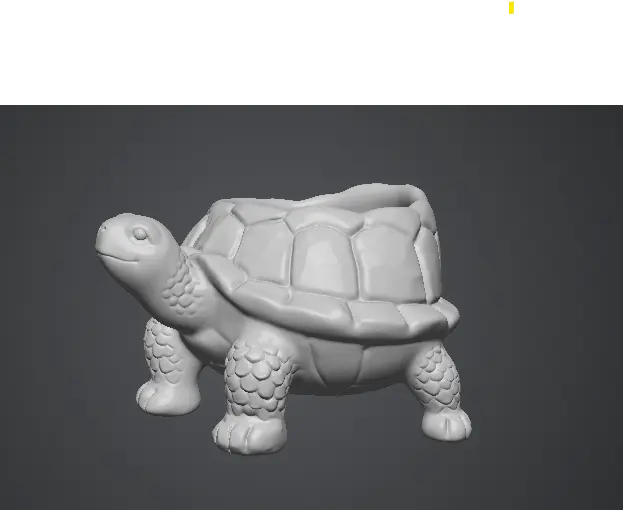 Gamelle Tortue Low-Poly  for dogs and cats
