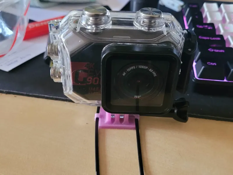 Go-Pro Holder with cable ties