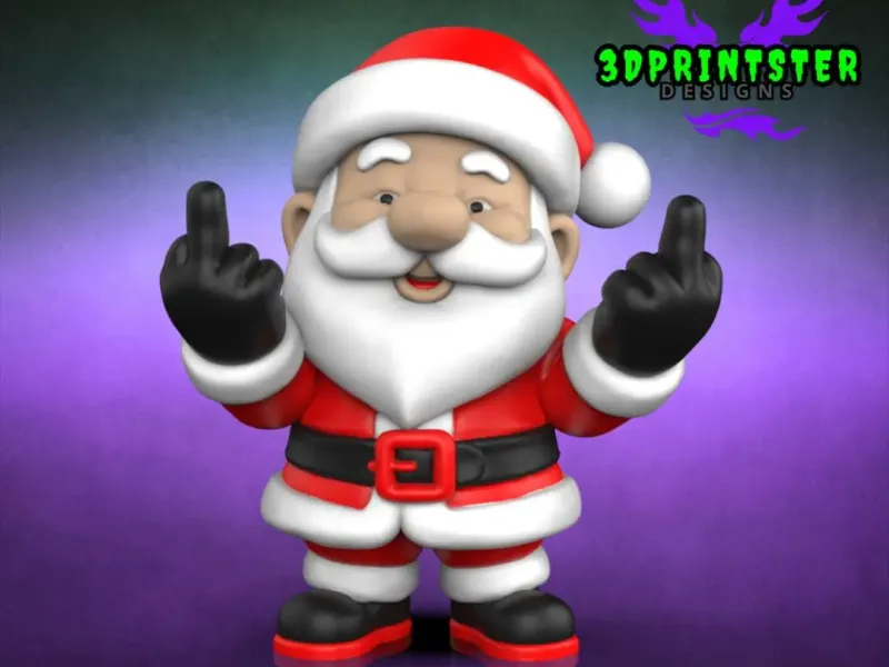 Naughty Santa Christmas Decoration
