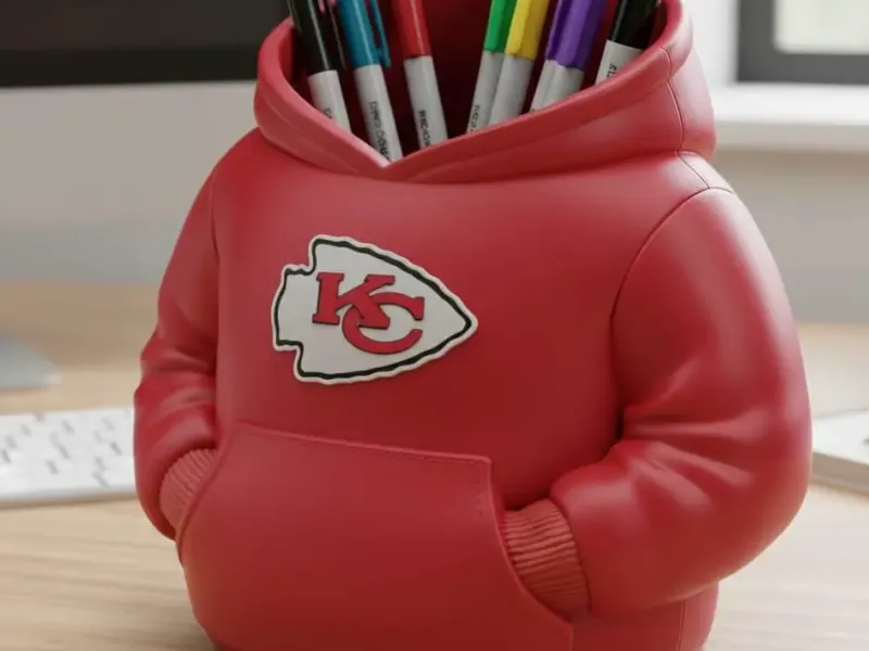 KANSAS CITY CHIEFS PEN HOLDER