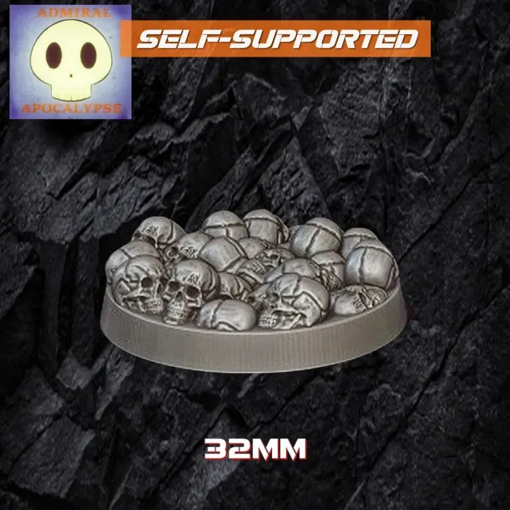 Baza de grămadă Skull (rotundă de 32 mm)