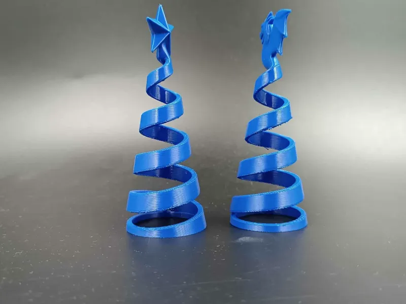 Decoração de Natal em Espiral – Árvore de Natal