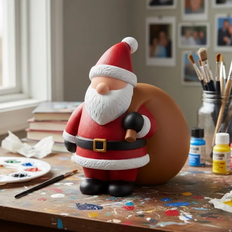 Papá Noel Carga Mágica Minimalista