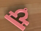 Zodiac Libra Keychain-2
