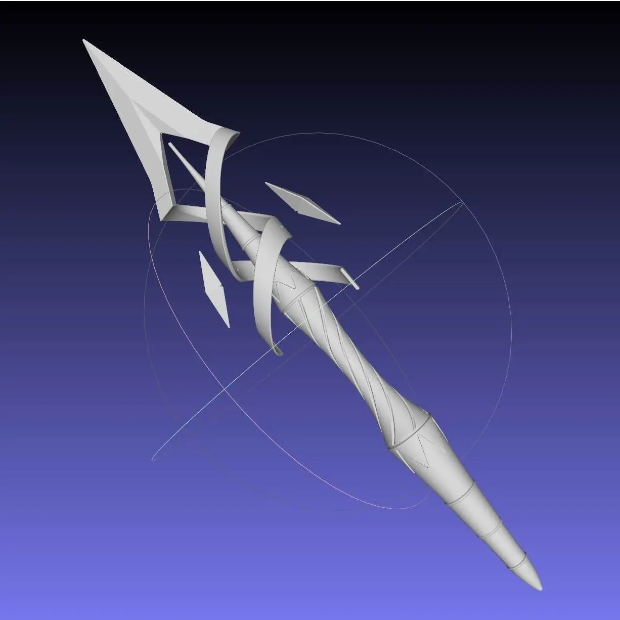 Fate Grand Order Bradamante Lance Printable Assembly