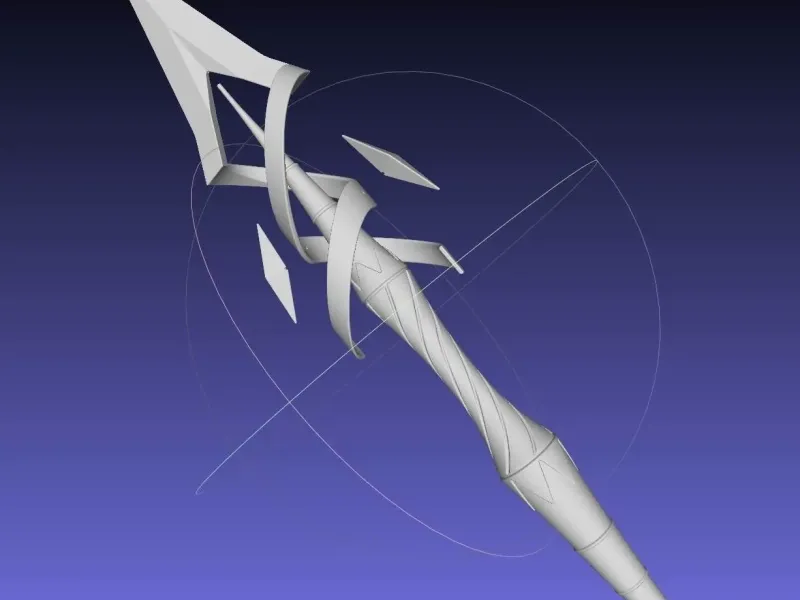 Fate Grand Order Bradamante Lance Printable Assembly
